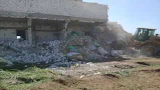 إزالة 381 حالة تعدٍ على الأراضي الزراعية وأملاك الدولة بالمنيا