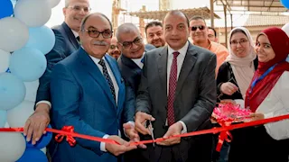 افتتاح مركز تطعيمات للمصل واللقاح في جامعة بني سويف