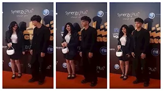 بالصور.. سوزي الأردنية بصحبة مؤمن في العرض الخاص لفيلم "الشاطر"