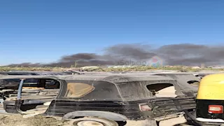  حريق يلتهم 91 مركبة بمنطقة البتروكيماويات في الإسكندرية.. والسيطرة عليه دون إصابات- صور