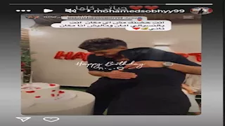 12 صورة لاحتفال محمد صبحي بعيد ميلاده مع زوجته