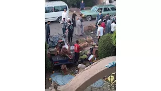 سيارة عمال دخلت في تروسيكل خضار.. 4 مصابين في حادث بالمنوفية