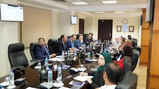 رئيس هيئة الرعاية الصحية يشارك في اجتماعات مجموعة عمل الصحة ضمن مشروع "مصر ما بعد 2025"