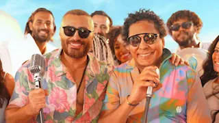 "الذوق العالي " لـ محمد منير وتامر حسني تتخطى 3 مليون مشاهدة