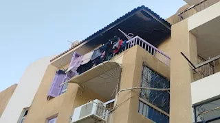 حريق مطعم على الكورنيش وشقتان بالهرم والمهندسين