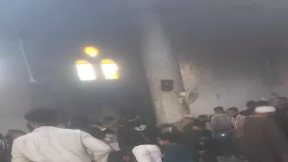 بسبب ماس كهربائي.. السيطرة على حريق داخل مسجد في بني سويف