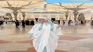 بـ"الحجاب".. نسرين طافش تؤدي العمرة والجمهور يعلق (صور)