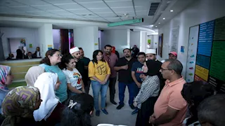 بالصور.. منتدى حوار الثقافات بالهيئة القبطية الإنجيلية ينظم زيارة إلى مستشفى 57357 