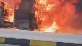 حريق يلتهم سيارة في منطقة 45 بالإسكندرية.. تعرف على السبب