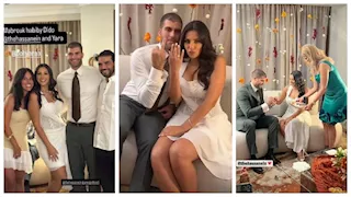 صور.. الفنان أحمد حسنين يعلن خطوبته على فتاة من خارج الوسط الفني