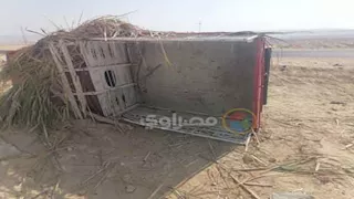 حالة وفاة و21 مصابا.. ننشر أسماء ضحايا انقلاب سيارة عمال بمحور ديروط