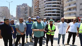 استعدادًا للشتاء.. رئيس صرف الإسكندرية يتفقد مشروعات صرف الأمطار- صور 