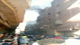 ليلة الرعب في عقار أرض اللواء.. نار وصرخات وجثث محترقة