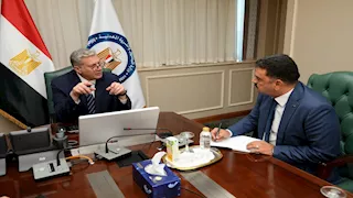 وزير البترول يناقش مع رئيس هيئة الثروة المعدنية المتطلبات المستقبلية لتطوير قطاع التعدين 