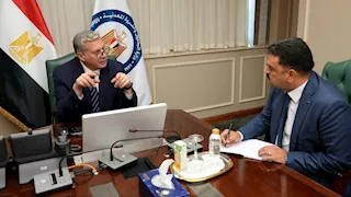 وزير البترول يناقش مع رئيس هيئة الثروة المعدنية المتطلبات المستقبلية لتطوير قطاع التعدين
