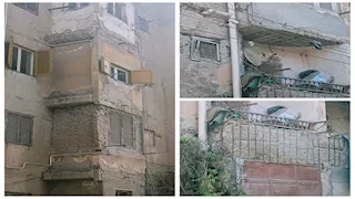 "البيوت هتقع علينا".. استغاثة من أهالي مساكن الأوقاف بفاقوس في الشرقية