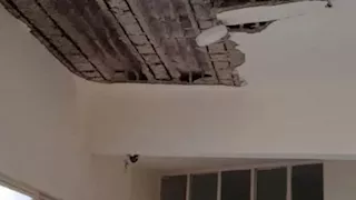 لحظة رعب داخل مسجد بعين شمس.. سقوط جزء من السقف وإصابة مصلٍ واحد