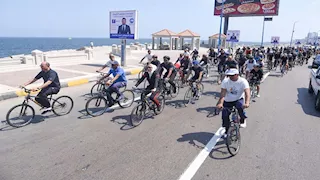 ماراثون رياضي وتراثي في الإسكندرية احتفالًا بعيدها القومي -صور 