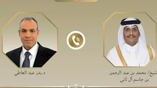 عبد العاطي ونظيره القطري يؤكدان التزامهما بمواصلة جهود وقف النار بغزة