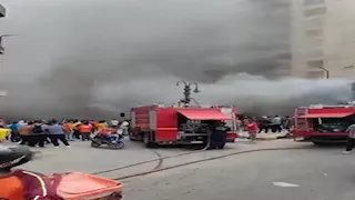 حريق في مطعم كريب ببنها.. لحظات من الذعر وإنقاذ بطولي من الأهالي