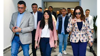 وزيرة التخطيط تشارك في افتتاح المركز التكنولوجي لخدمة المواطنين بالعلمين