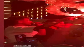 أحمد فتوح مع عصام صاصا من حفل زفاف شقيقته