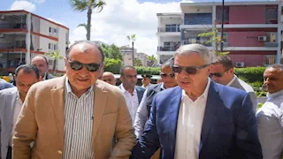 وزير قطاع الأعمال يتفقد منطقة المعمورة السياحية في الإسكندرية -صور