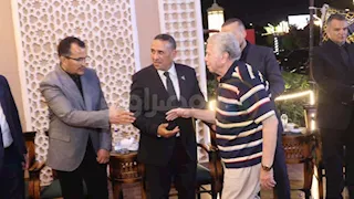 حسن حمدي ومحمود معروف في عزاء عمة النائب محمد الجارحي