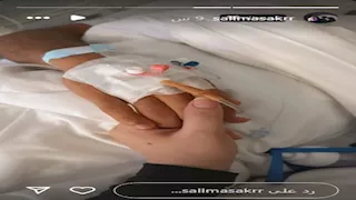 "يارب ما أشوف فيك شر".. زوجة مران عطية تنشر له 3 صور من المستشفى