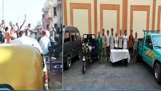 بيرقصوا بالسلاح في الشارع.. الداخلية تضبط 9 أشخاص عطلوا المرور في فرح بدمنهور