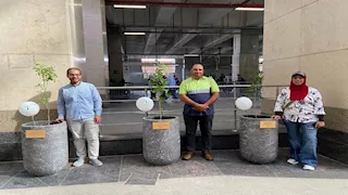 إطلاق مبادرة "ازرع - استشير" بمحطة عدلي منصور بالقطار الكهربائي LRT
