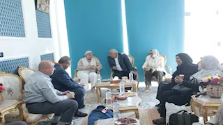 بالصور- محافظ الوادي الجديد يلتقي رئيس المجلس القومي للأمومة والطفولة