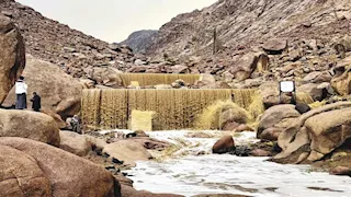   سدود الأمل.. درع سانت كاترين في مواجهة السيول وحصاد مياه المطر  