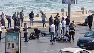 رحلة مصيف تتحول لمأساة دهس على كورنيش الإسكندرية (صور)