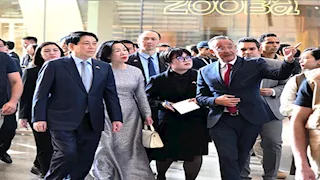 رئيس فيتنام يزور المتحف المصري الكبير وأهرامات الجيزة- صور