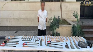 القبض على شخص بالقاهرة يدير ورشة تصنيع الأسلحة البيضاء غير المرخصة