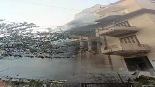 تصاعد الدخان بشارع مصر والسودان بحدائق القبة والمطافي تتدخل