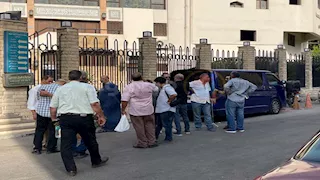 تشييع جنازة الأديب صنع الله ابراهيم من مسجد آل رشدان