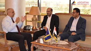 "الجبالي" يستقبل الرئيس التنفيذي الجديد لـ"عرب سات"