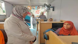 تدريب مجاني داخل سيارات متنقلة على مهارات العمل الرقمي بطور سيناء (صور)