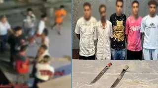 كواليس فيديو مشاجرة بالسلاح الأبيض في المطرية