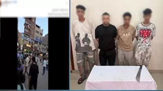 خناقة بالأسلحة البيضاء بين سائقي "التوك توك" بسبب أولوية المرور بالخصوص | فيديو