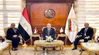 رئيسة القومي للمرأة تهنئ المستشار محمد الشناوي بتوليه رئاسة النيابة الإدارية | صور