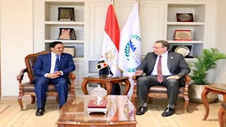 رئيس التنظيم والإدارة ومدير المنظمة العربية للتنمية الإدارية يبحثان تطوير مهام المنظمة