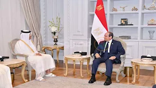 بحضور رئيس المخابرات.. السيسي يستقبل وزير خارجية قطر ورئيس جهاز أمن الدولة