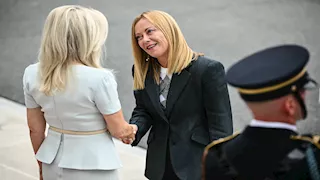 لحظة وصول القادة الأوروبيين إلى البيت الأبيض "صور"