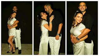 شام الذهبي في جلسة تصوير رومانسية مع زوجها: مفيش كلام يتقال