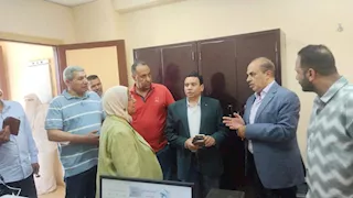 بالصور- افتتاح مقر التأمين الصحي بواحة بلاط في الوادي الجديد