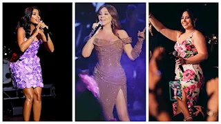 فساتين ساحرة وجريئة.. 25 صورة لنجمات الغناء في حفلات صيف 2025