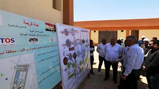 محافظ أسوان يتابع معدلات إنجاز مشروع محطة معالجة "إقليت" (صور)